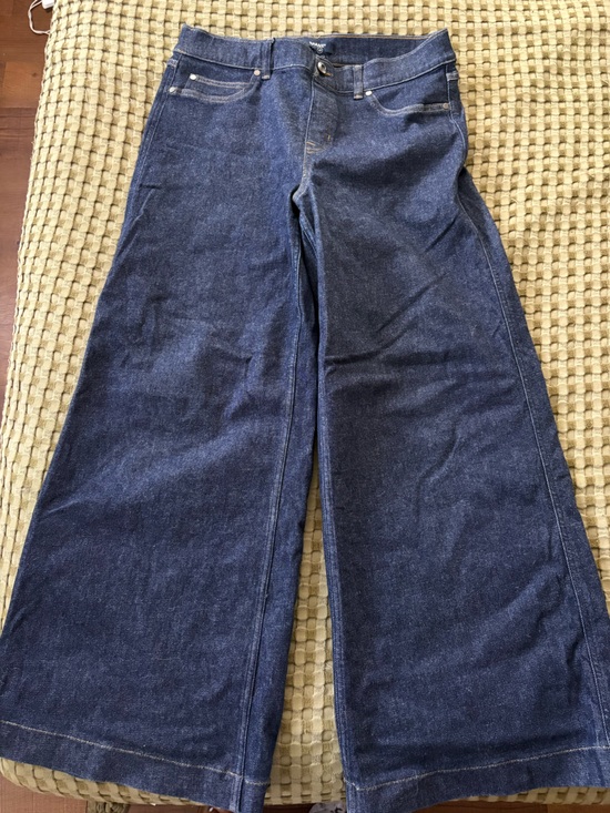 SPANX Denim - SPANXshape Raw Indigo Wide-Leg Jeans